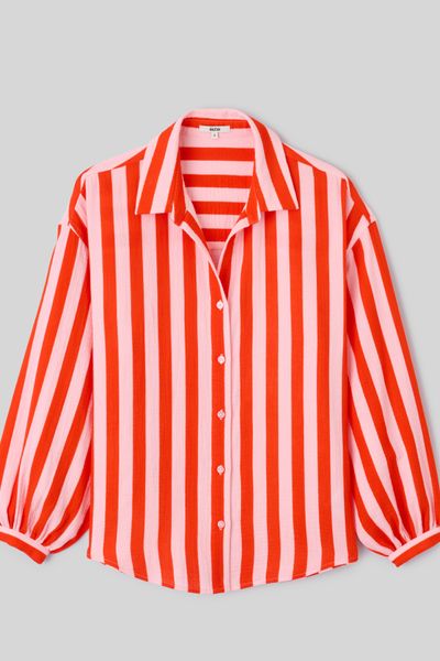 Chemise ray&eacute;e