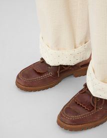 Pantalon balloon en velours