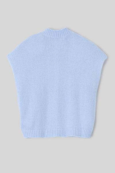 Gilet sans manches boutonné