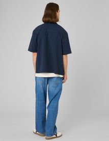 Chemise zipp&eacute;e manches courtes