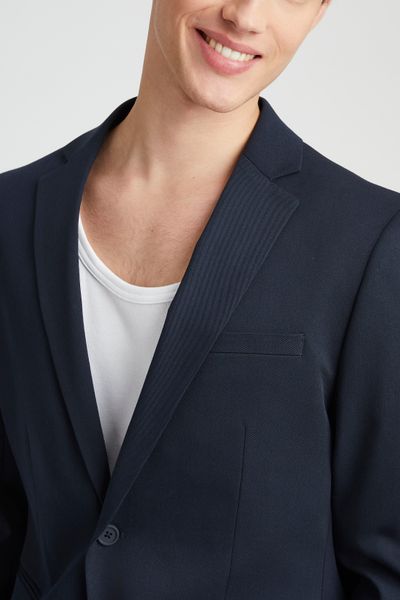 Veste de costume coupe droite