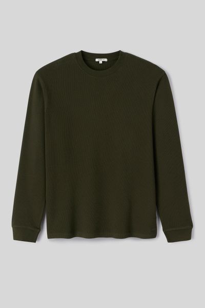 T-shirt gaufr&eacute; manches longues