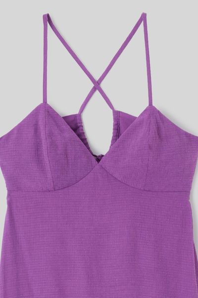 Robe longue &agrave; d&eacute;coupes dans le dos