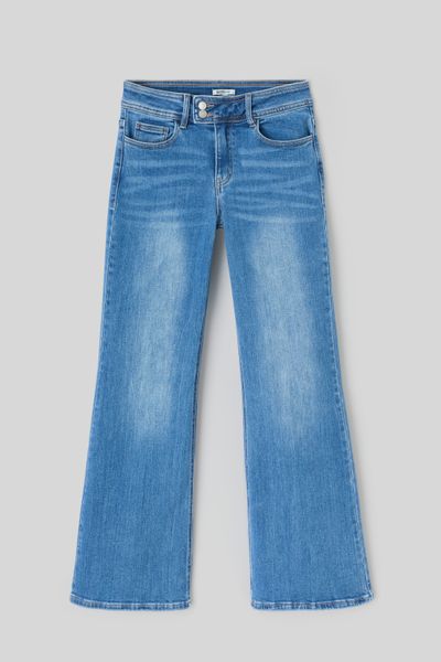 Jean flare taille haute