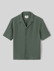 Chemise manches courtes gaze de coton