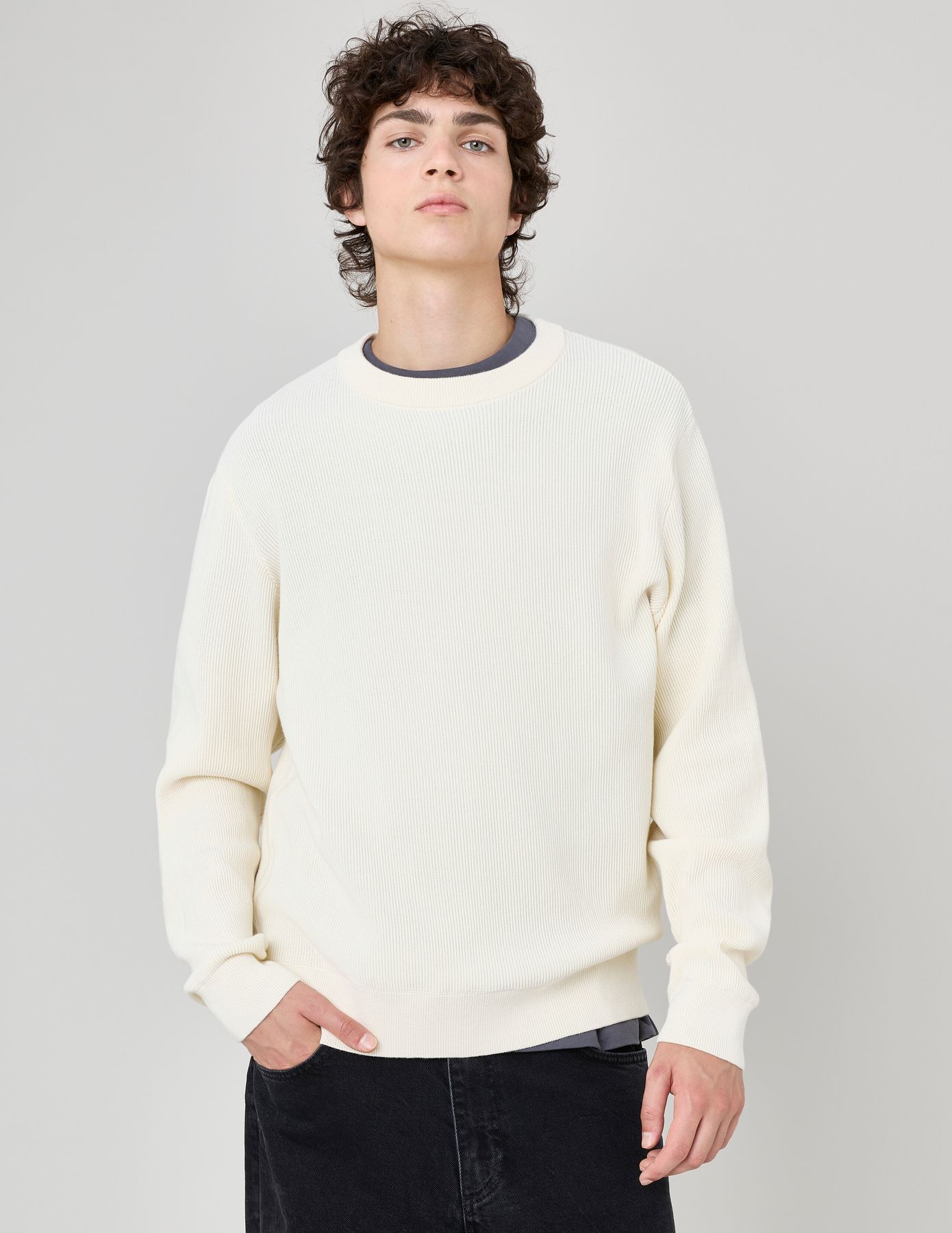 Pull maille fantaisie