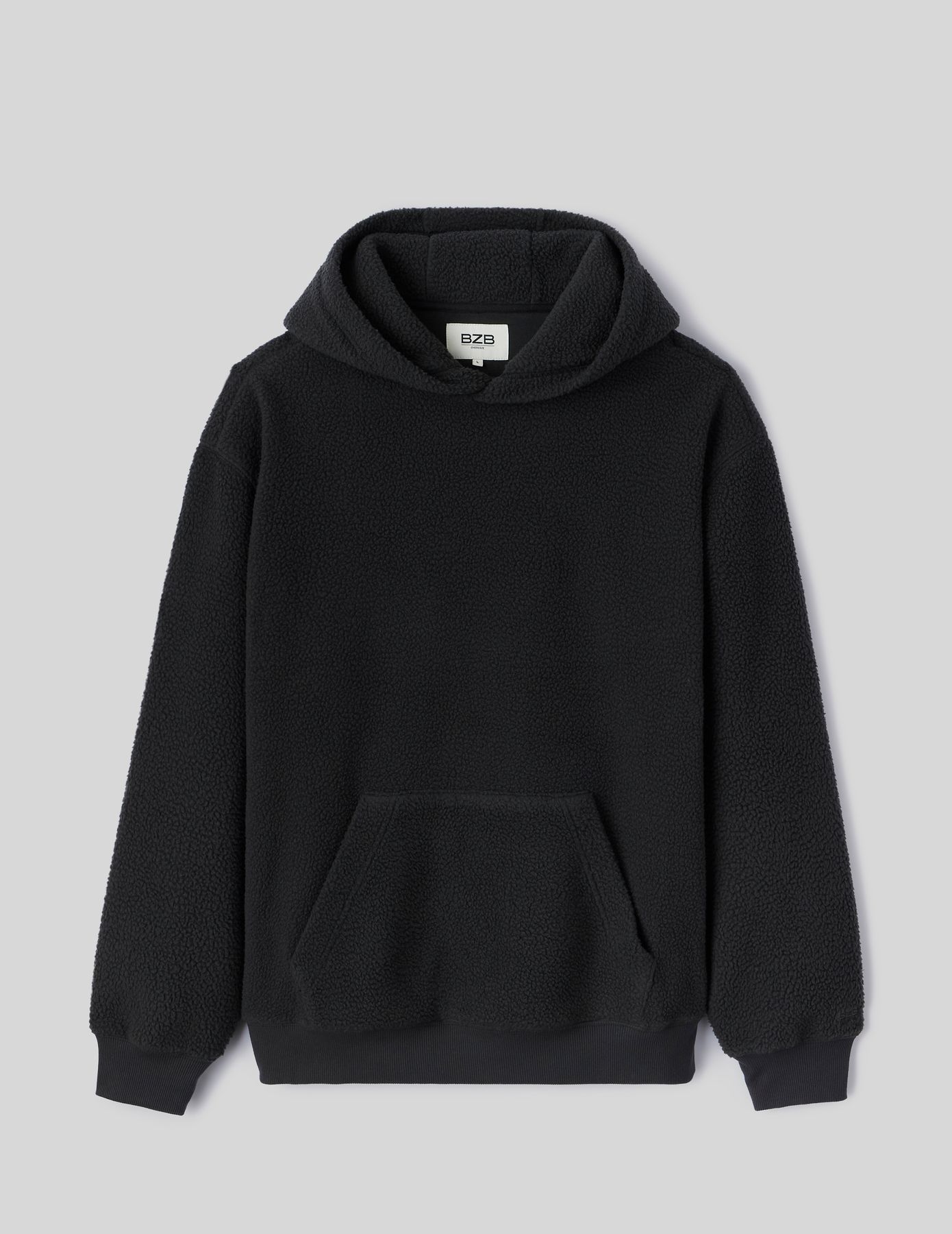 Sweat sherpa &agrave; capuche