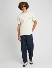 T-shirt brodé à message
