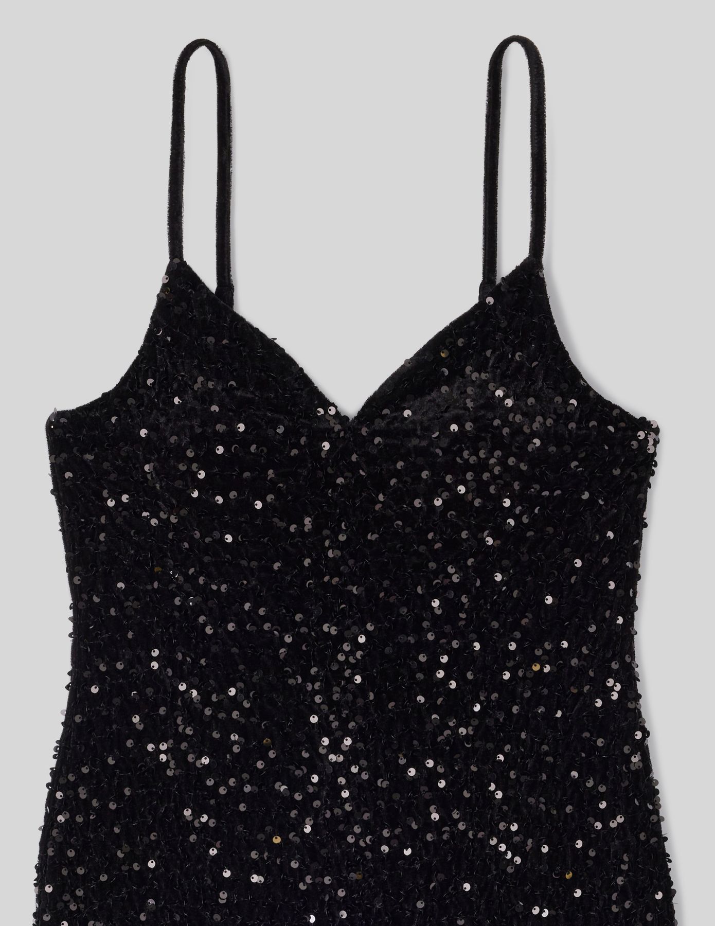 Robe fines bretelles sequins