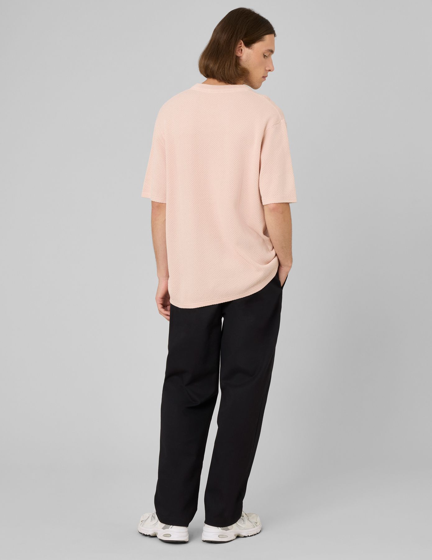 T-shirt maille textur&eacute;e