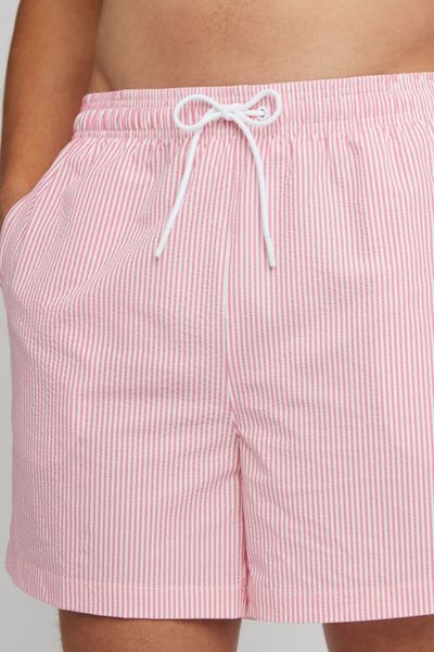 Short de bain en seersucker