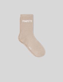 Paire de chaussettes unitaire lurex