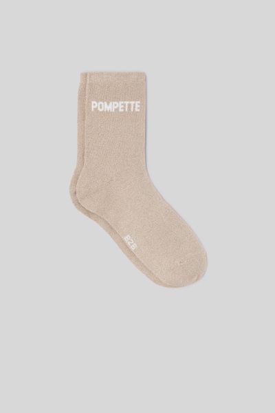 Paire de chaussettes unitaire lurex
