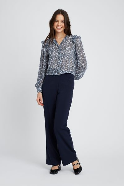 Chemise en voile imprimée