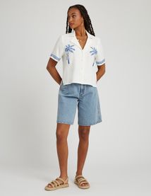 Chemise brodée