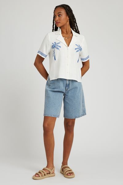 Chemise brodée