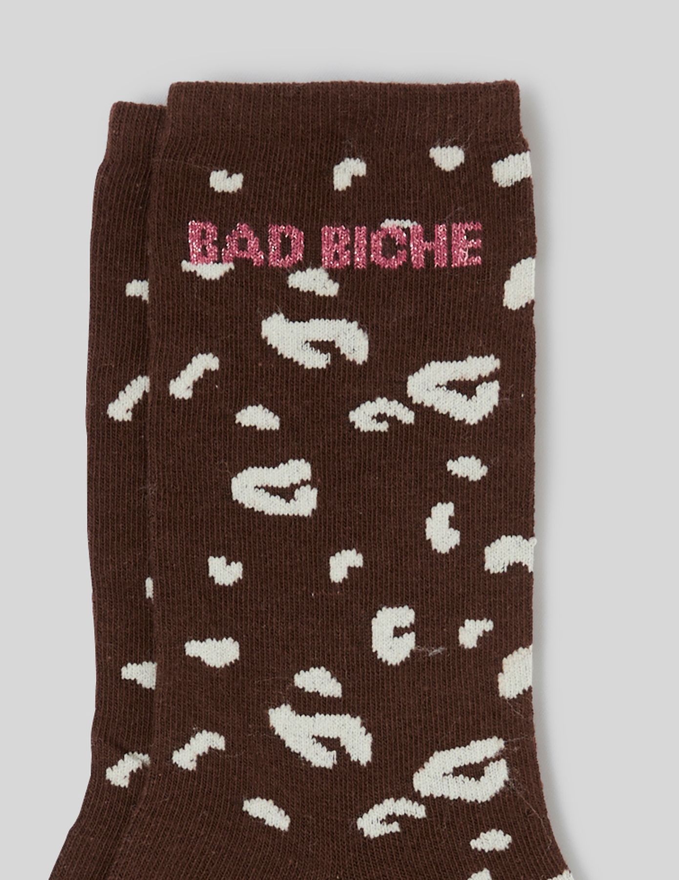 Chaussettes unitaire imprim&eacute;es