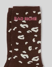 Chaussettes unitaire imprim&eacute;es