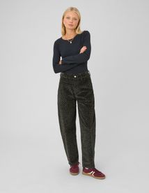 Pantalon imprim&eacute; coupe ballon