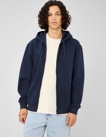Sweat zipp&eacute; &agrave; capuche