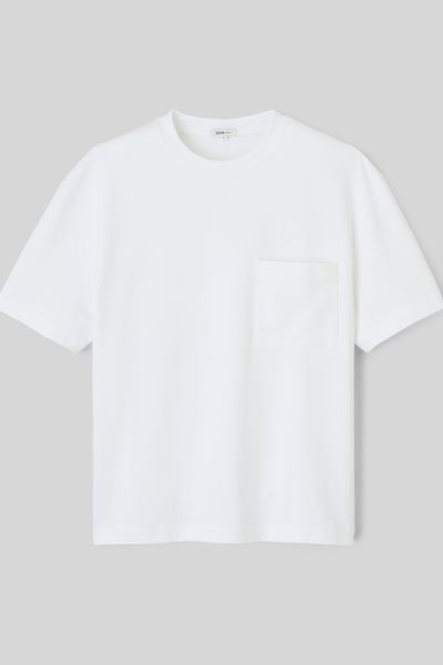 T-shirt boxy poche