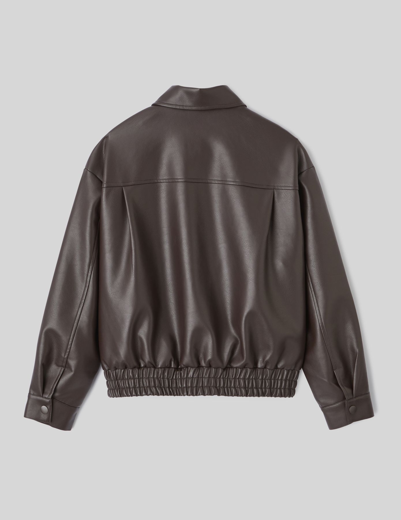 Blouson bombardier en tissu enduit