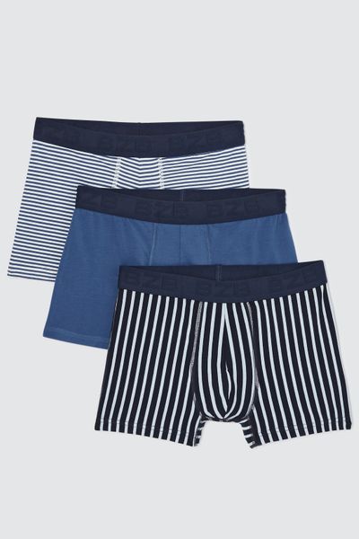 Lot de 3 boxers rayures
