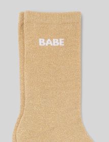 Chaussettes lurex wording