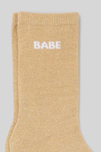Chaussettes lurex wording