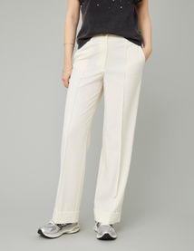 Pantalon tailleur à revers
