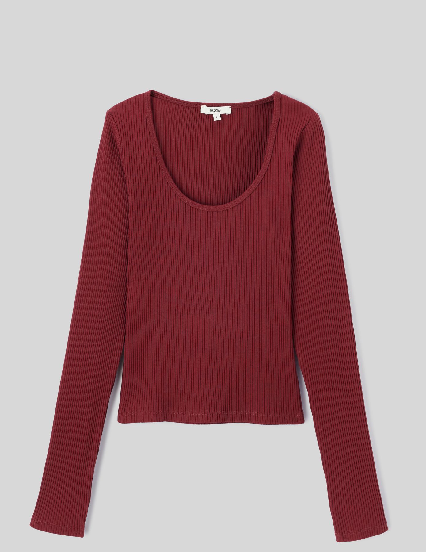 T-shirt manches longues uni