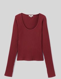 T-shirt manches longues uni