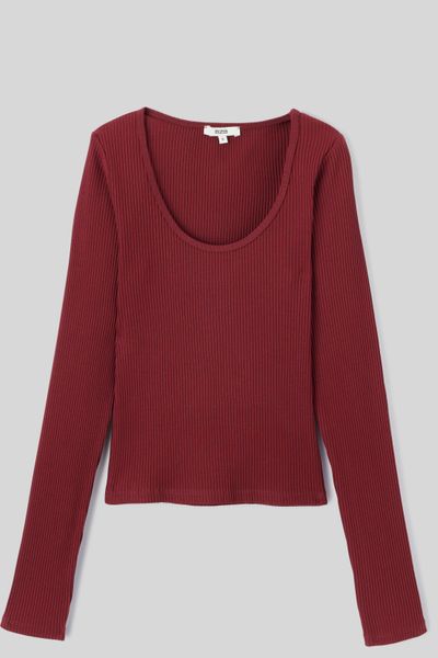 T-shirt manches longues uni