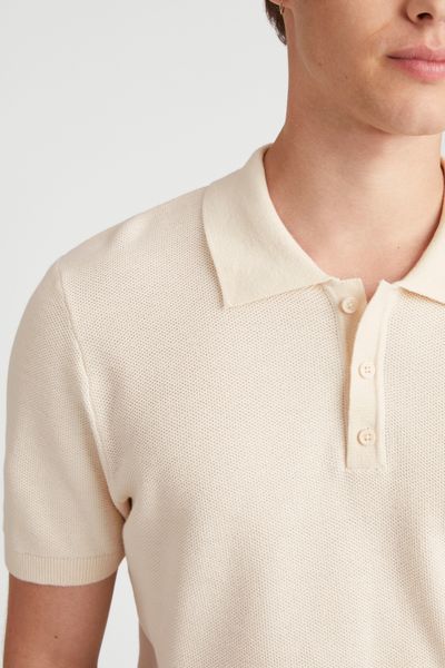 Polo matière fantaisie