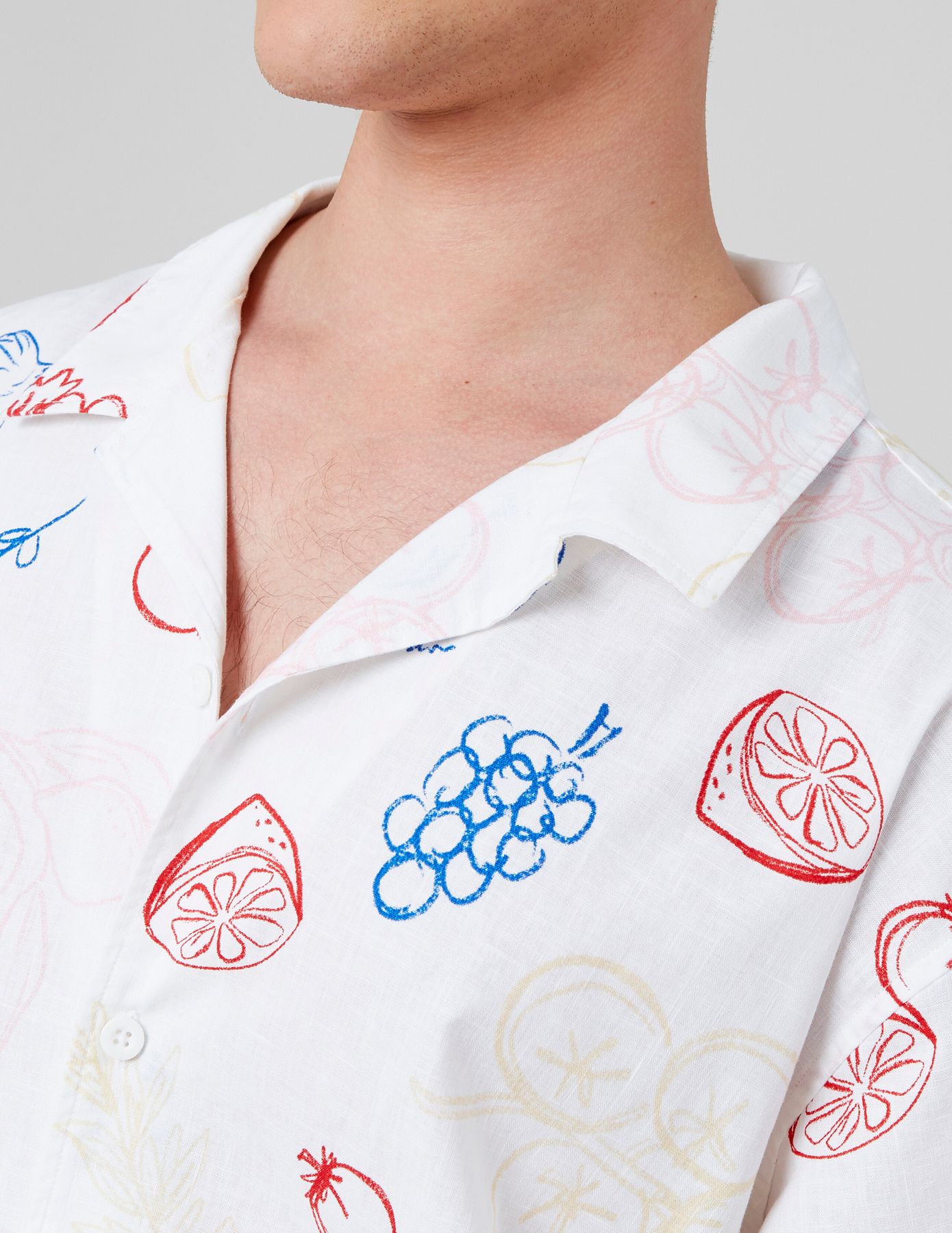 Chemise manches courtes imprim&eacute;e