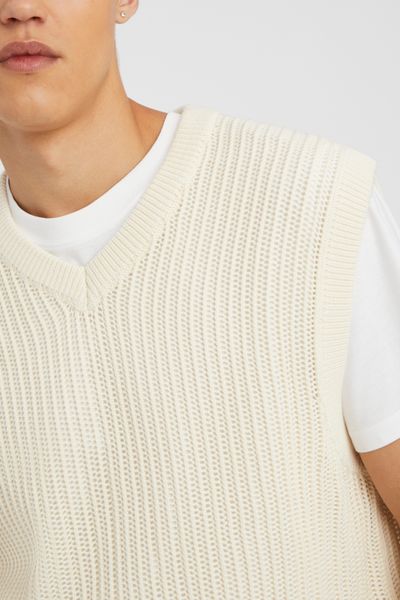 Pull uni sans manches