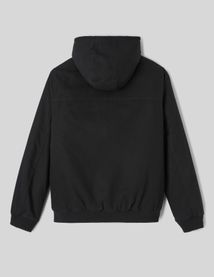 Blouson &agrave; capuche zipp&eacute;