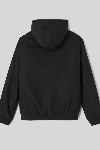Blouson &agrave; capuche zipp&eacute;