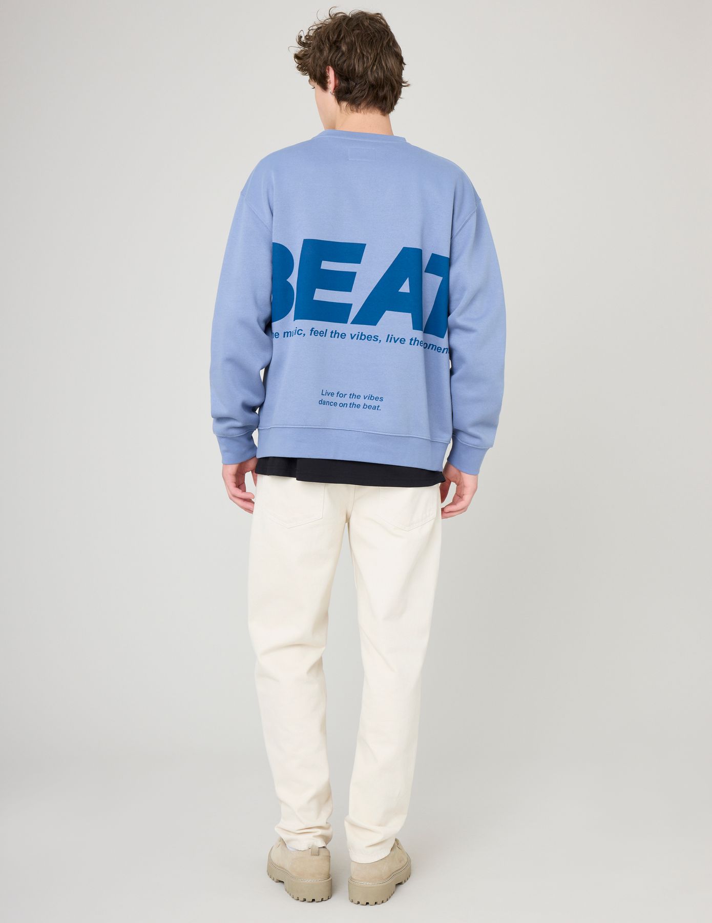 Sweat imprimé devant/dos