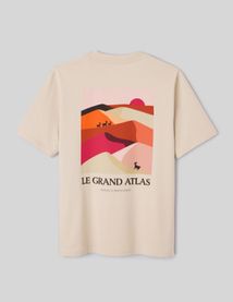 T-shirt imprim&eacute; devant/dos