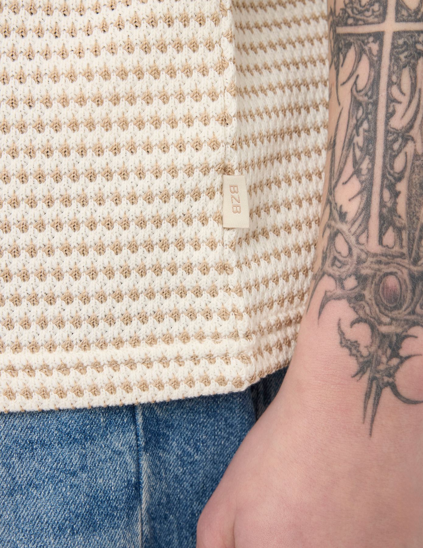 T-shirt rayures tricot