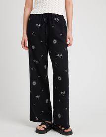 Pantalon brodé