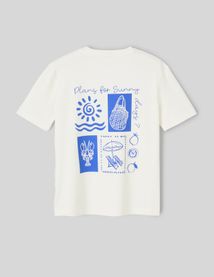 T-shirt imprim&eacute; devant/ dos