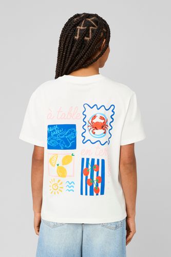 T-shirt imprim&eacute; devant/dos