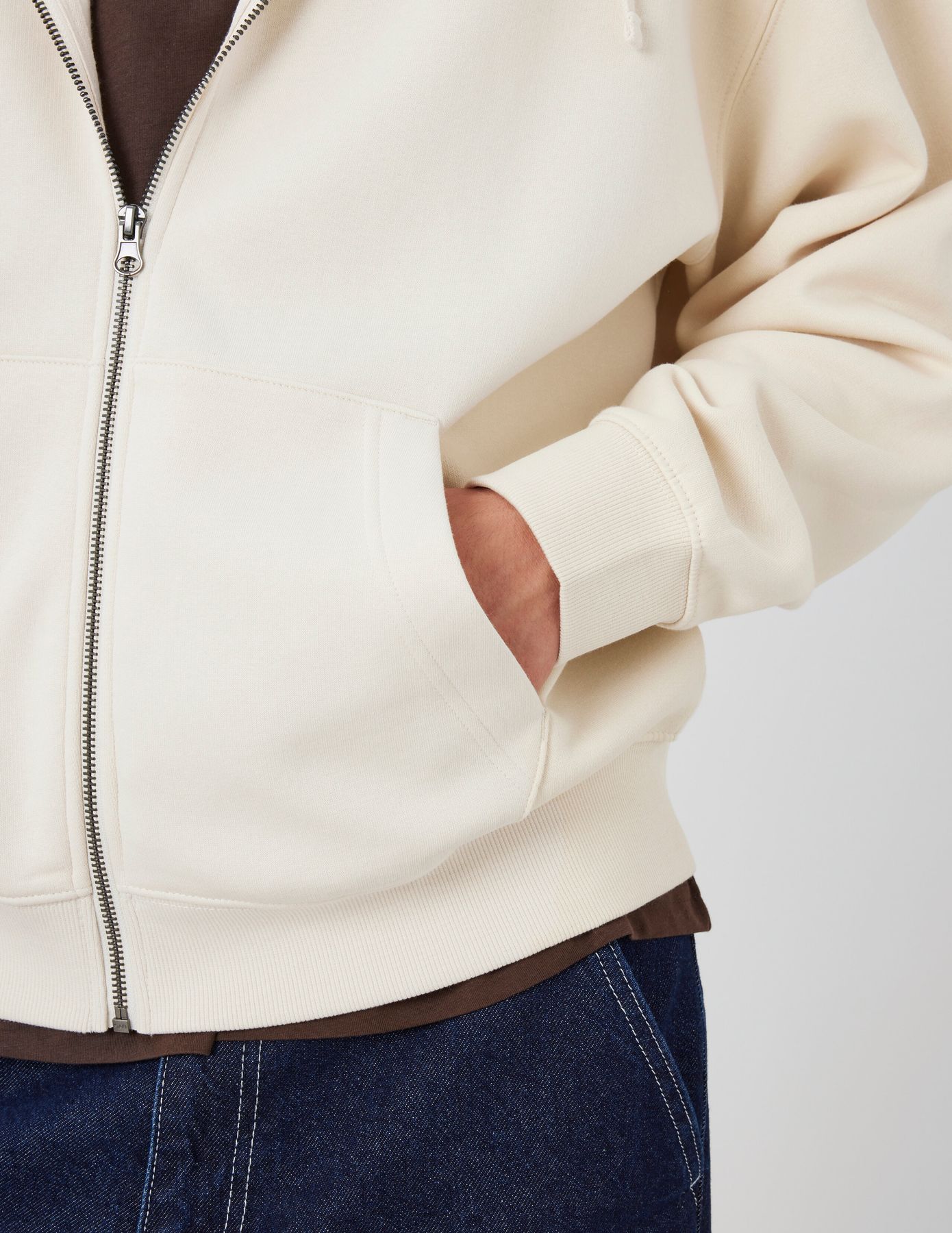 Sweat zippé imprimé