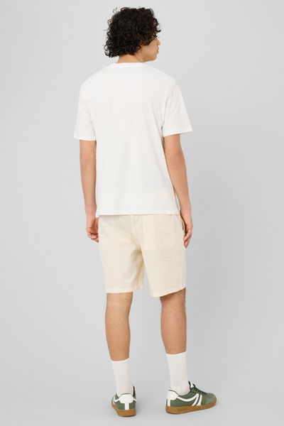 Bermuda ray&eacute; seersucker