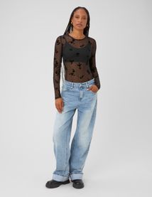 T-shirt r&eacute;sille manches longues