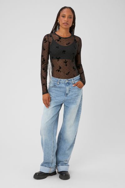 T-shirt r&eacute;sille manches longues