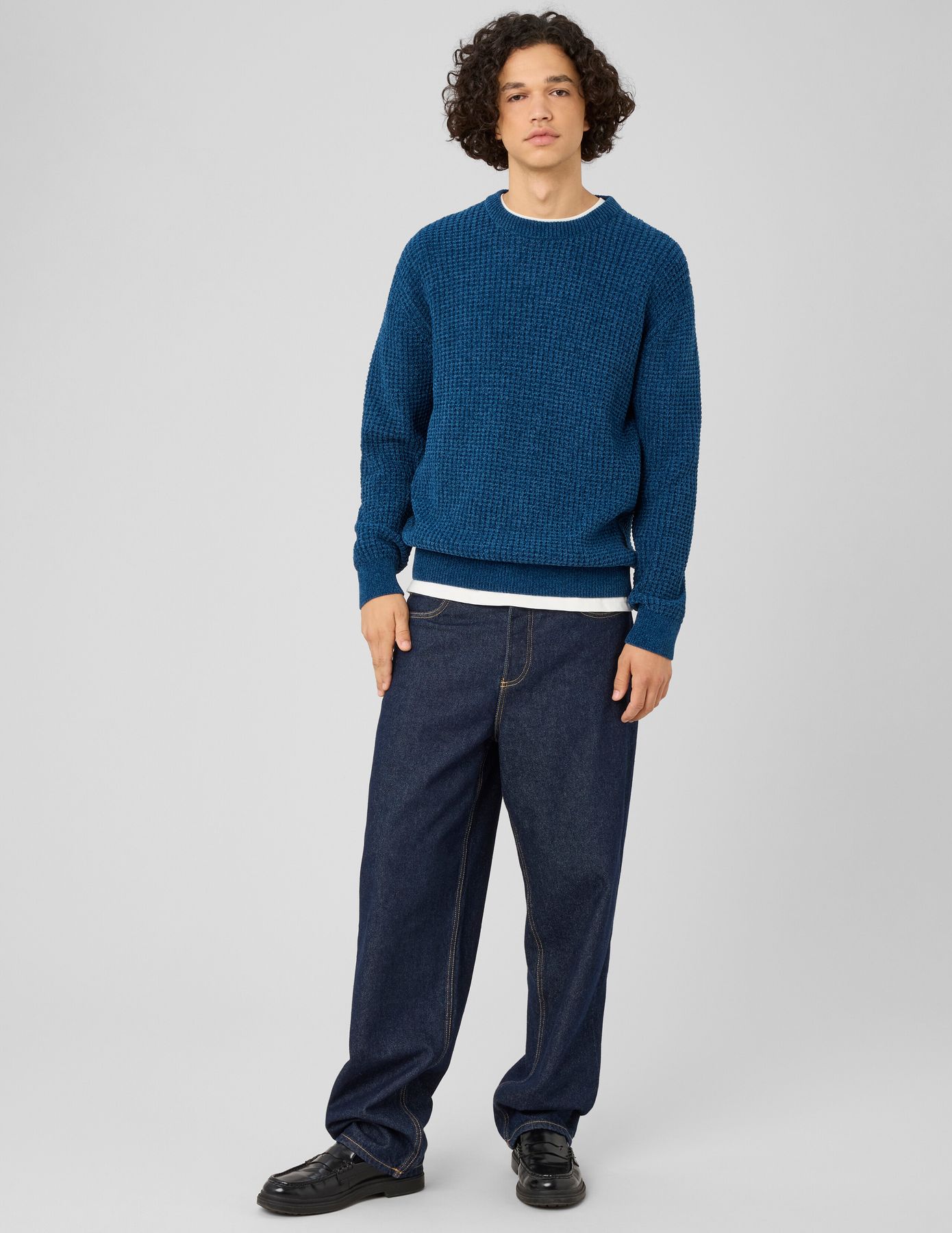 Pull maille chenille