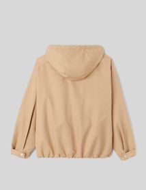 Blouson court à capuche